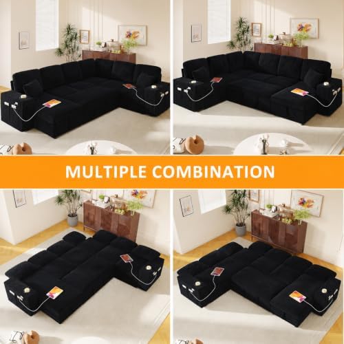 Modular Sectional Sleeper Sofa - Image 7