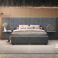 Queen Size Upholstered Bed Frame by Kolavess