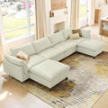 CHITA 161" Leather Super Large Sectional Couches by Unknown