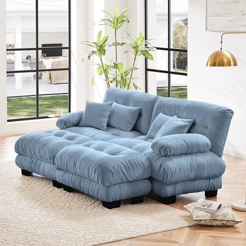 Modular Sectional Sofa for Living Room, 94.4" U-Shaped Comfy Couch - Image 3