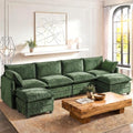 LEVELEVE 146" U-Shape Modular Sofa by Enjoyyourlife