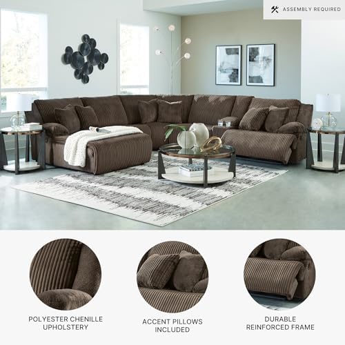 Signature Design by Ashley 6-Piece Reclining Sectional Sofa - Image 4