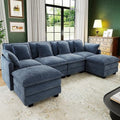 Hanherry 107" Cloud Couch Sectional Modular Sofa, Deep Seat Couches by Hanherry