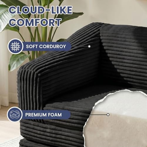70” Folding Sofa Bed, 3-in-1 Convertible Triple Floor Couch Bed - Image 6