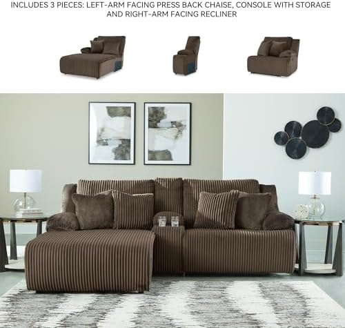 Signature Design by Ashley Top Tier Reclining Sectional Sofa - Image 6