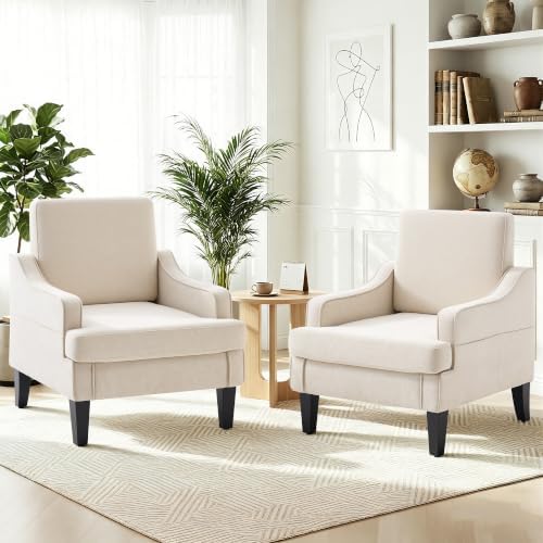Mid-Century Accent Chairs Set of 2 by GAOHAPY