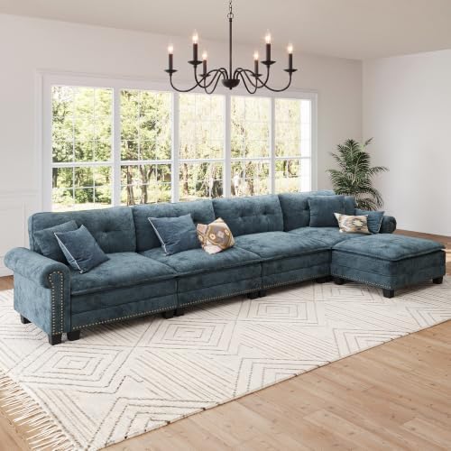 SUNSHINE VALLEY 150" Oversized Modular Sectional Couch L Shaped Living Room by SUNSHINEVALLEY