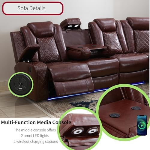 Power Recliner Sofa Sectional Sofa - Image 3