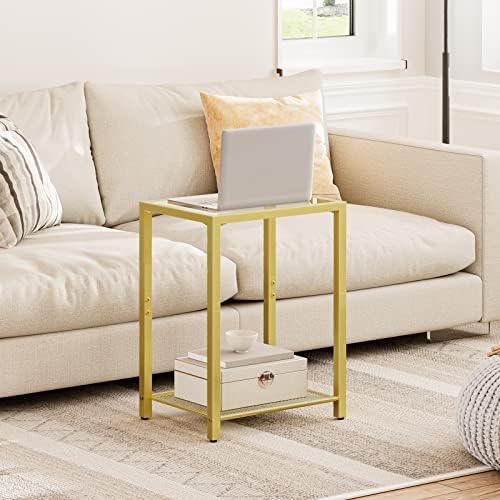 HOOBRO Set of 2 Side Tables, 2-Tier End Table, Nightstands - Image 5