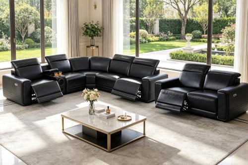 Power Reclining Sectional Sofa by PonlivingFurniture