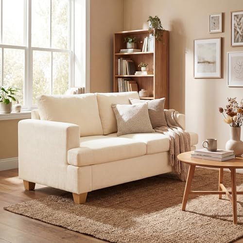 YOUDENOVA Sofa, 63” Comfy Loveseat Sofa Couch by YOUDENOVA