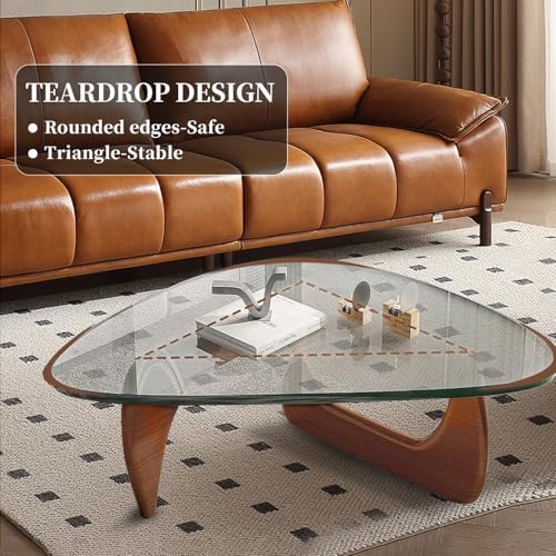 Modern Glass Coffee Table, Mid Century Small Coffee Table, Coffee Table - Image 4