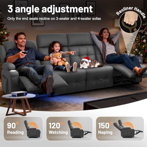 RV Loveseat Recliner Sofa, Home Theater Seating - Image 4