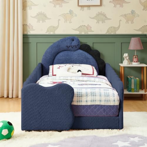 KEIKI Twin Size Boucle Platform Bed by KEIKI