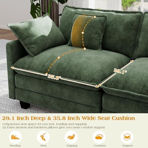 Hanherry Modular Sectional Sofa, Cloud Couch - Image 3