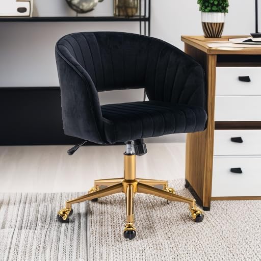 KCC Vanity Chair Velvet Desk Chair - Image 2