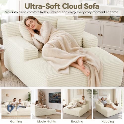 NicBex 66”Oversized Chaise Lounge Chair Indoor - Image 4