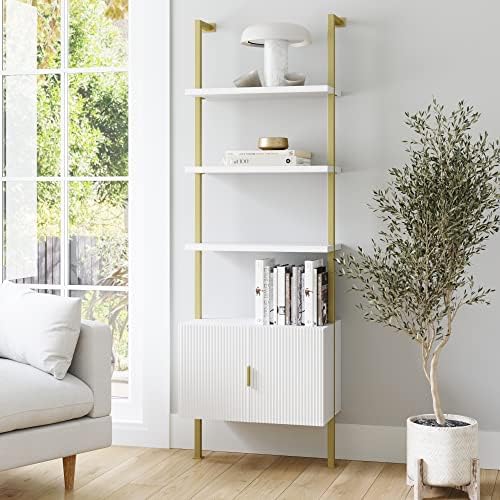 Nathan James Theo Mid-Century Modern Bookcase by Unknown