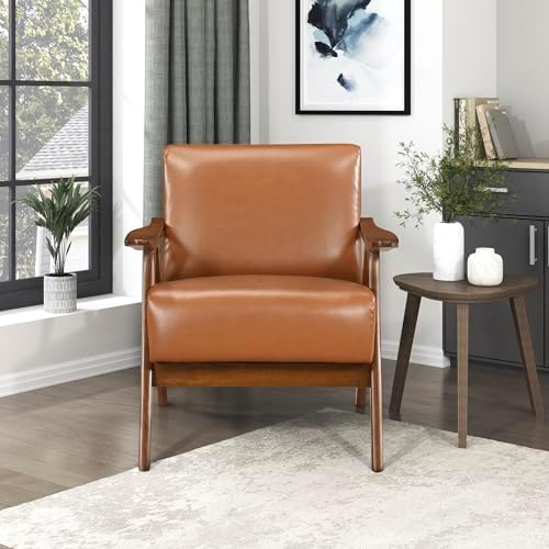Lexicon Faux Leather Accent Chair - Image 6