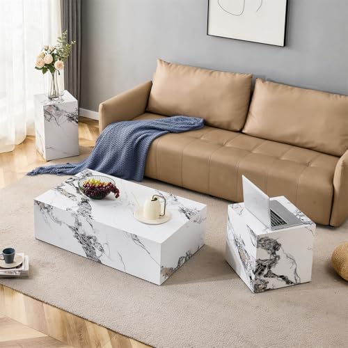 Coffee Table Set for 3, Living Room Table Set, Modern Coffee Table Set by BAOPIN