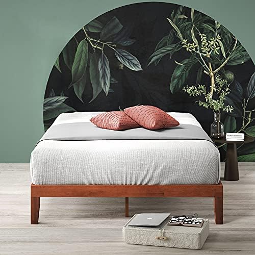 Zinus Wen Wood Platform Bed Frame/Solid Wood Foundation/Wood Slat Support/No - Image 3