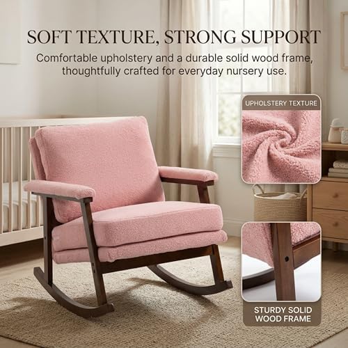 Rocking Chair Nursery, Compact Glider Rocking Chair - Image 3