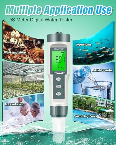 pH Meter, 3-in-1 TDS Meter Digital Water Tester - Image 5