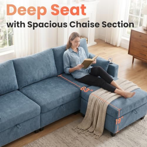 110" Modular Sectional Couch - Image 5