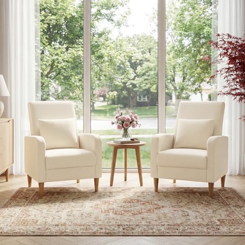 COLAMY Mid-Century Modern Upholstered Accent Chair by COLAMYHOME