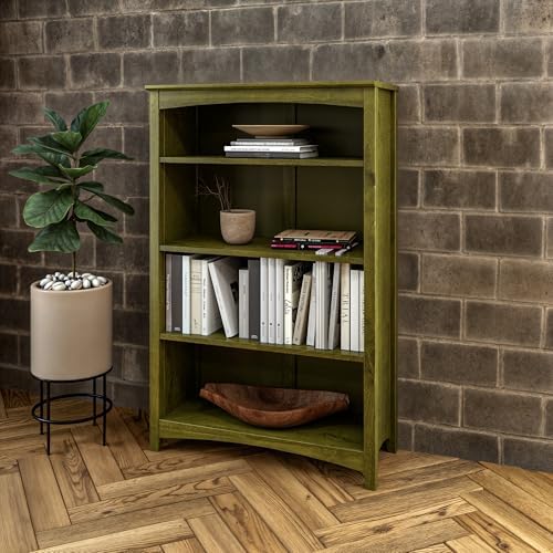 Camaflexi Shaker Style 4 Shelf Bookcase/Solid Wood / 48" High/Adjustable - Image 3