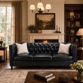 GarveeTech 81" PU Leather Sofa for Living Room, Modern 3-Seat Couch by GarveeTech