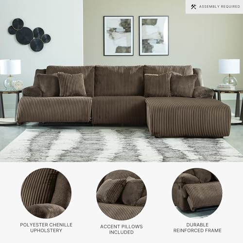 Signature Design by Ashley 3-Piece Reclining Sectional - Image 4