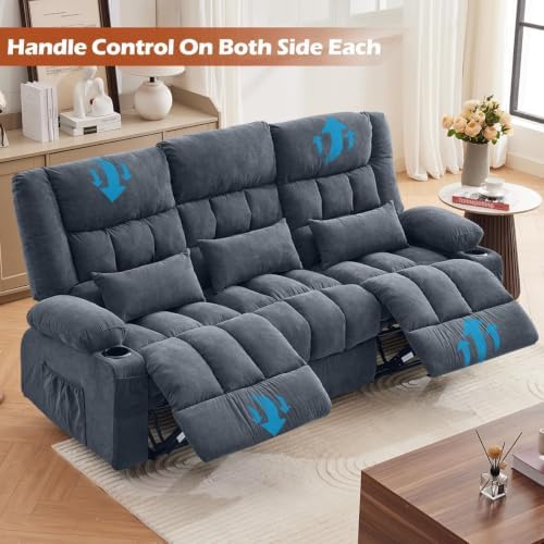 MAHOMICO Recliner Sofa with Cup Holders - Image 5