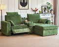 103" Modular Power Recliner Sectional L-shaped Couch by BEDEEP