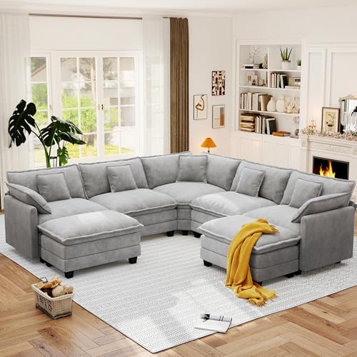 Hanherry Modular Sectional Sofa, Cloud Couch by Hanherry