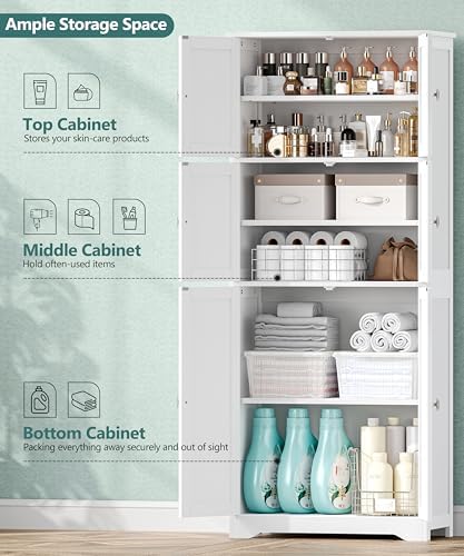 Tall Bathroom Storage Cabinet - Image 4