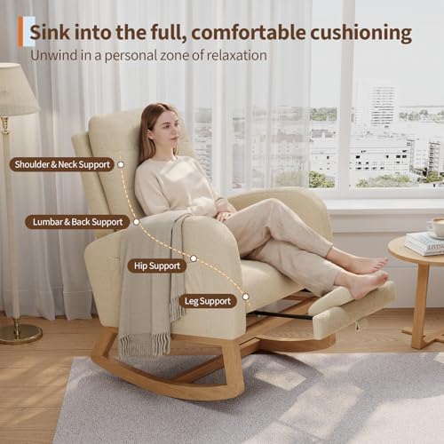GarveeHome Nursery Rocking Chair - Image 3