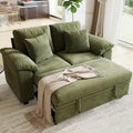 WorthFurni 61” Pull Out Couch, 2 in 1 Sleeper Sofa Bed by WorthFurni