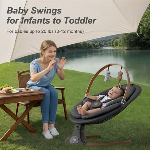 Monamii Baby Swings for Infants - Image 2