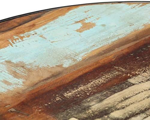 Coffee Table Multicolor Solid Reclaimed Wood Medium Coffee Table Accent Living - Image 5