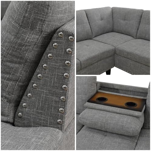 L Shaped Couches for Living Room, Sectional Couch Living Room Furniture - Image 6