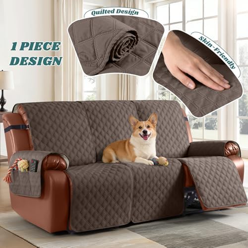 Ruaozz Waterproof Recliner Couch Covers, Non-Slip Sofa SlipCover, 3 Seater - Image 6