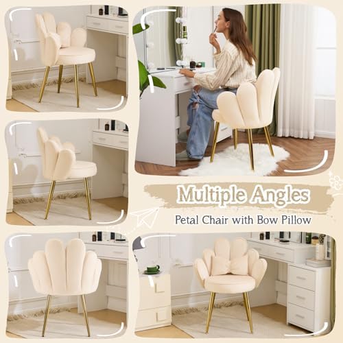 VINGLI Petal Makeup Vanity Chair - Image 5