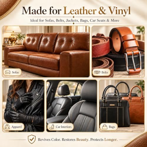 Leather Recoloring Balm, Leather Color Restorer, Leather Restorer - Image 2