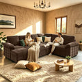 Modern L-Shape Sleeper Sofa by YI+DANICA