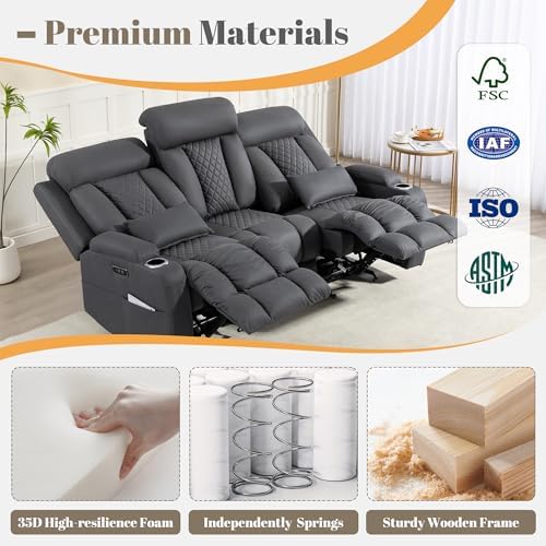 Zero Wall Hugger Power Reclining Sofa - Image 5