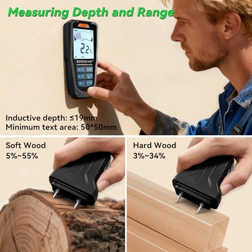 Pinless & Pin-Type Moisture Meter - Image 5