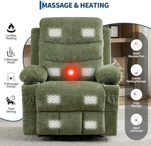Garvee Oversized Power Lift Recliner Chair - Image 5