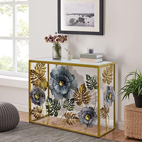 Lewahom Console Table, Vintage Art Sofa Table - Image 2