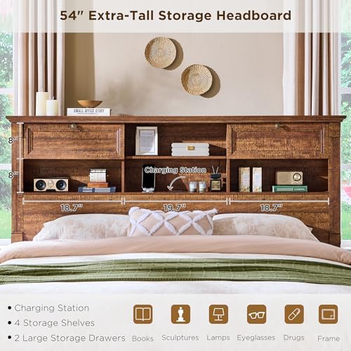 Farmhouse Queen Size Bed Frame - Image 5